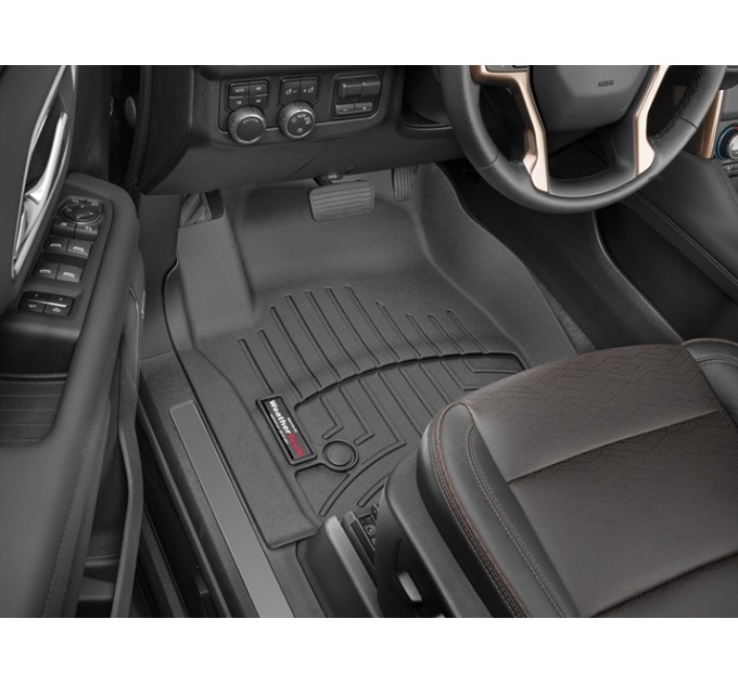 Коврики Weathertech Black для Cadillac Escalade (mkV); Cherolet Suburban (mkXI) / Tahoe (mkV); GMC Yukon (mkV)(1-2row) 2021→, ціна: 10 849 грн.