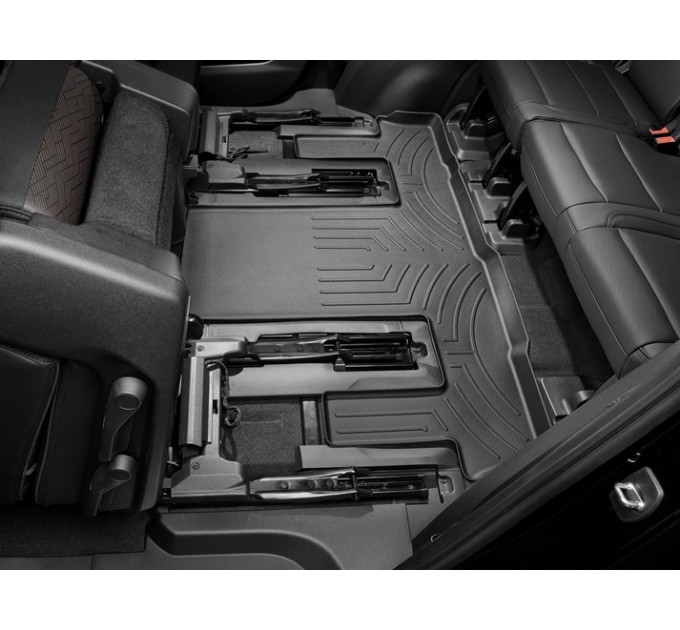 Коврики Weathertech Black для Cadillac Escalade (mkV); Chevrolet Tahoe (mkV); GMC Yukon (mkV)(2 row bucket seats)(3 row) 2021→, ціна: 4 498 грн.