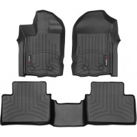 Коврики WeatherTech Black для Ford Ranger (T6)(extended cab) 2020→ (US)