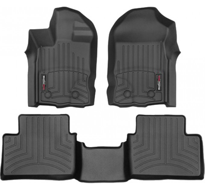 Коврики WeatherTech Black для Ford Ranger (T6)(extended cab) 2020→ (US), цена: 10 641 грн.