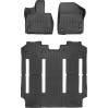 Коврики WeatherTech Black для Toyota Sienna (mkIV)(7 seats)(1-2-3 row) 2020→, цена: 12 487 грн.