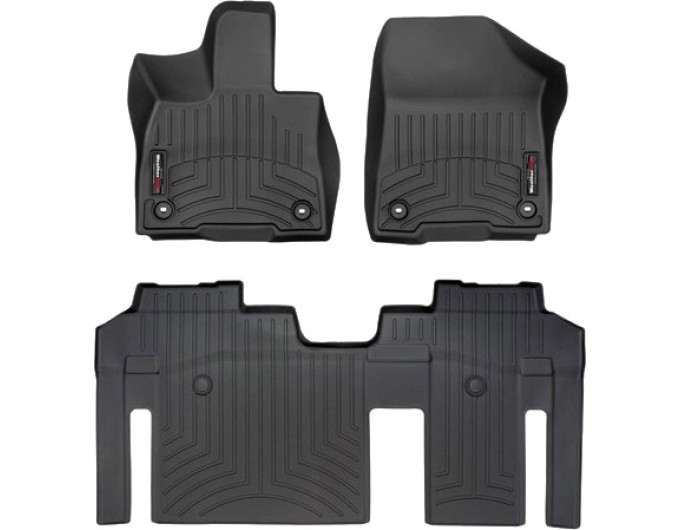 Коврики WeatherTech Black для Toyota Sienna (mkIV)(8 seats)(1-2 row) 2020→, цена: 11 603 грн.