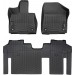 Коврики WeatherTech Black для Toyota Sienna (mkIV)(8 seats)(1-2 row) 2020→, цена: 10 641 грн.