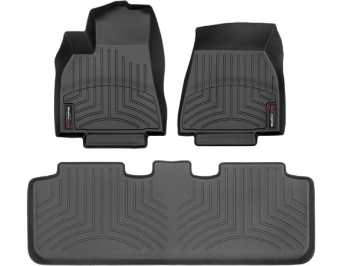 Коврики Weathertech Black для Tesla Model Y (mkI)(revised mount) 2020→, ціна: 11 709 грн.