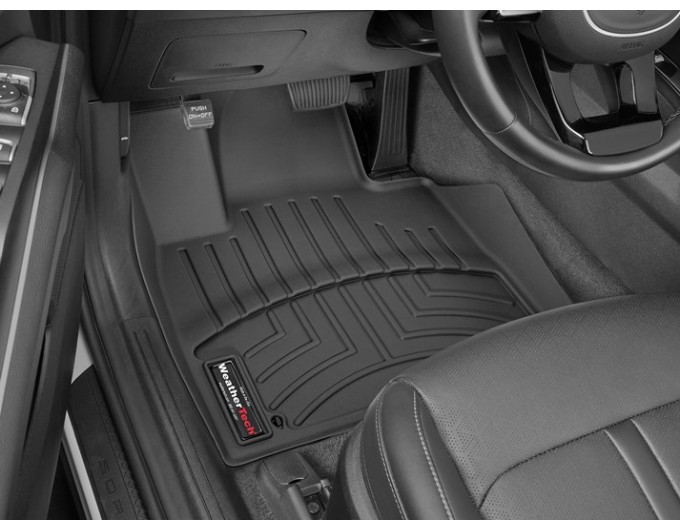 Коврики WeatherTech Black для Kia Sorento (mkIV)(not hybrid & PHEV)(1 row) 2020→, цена: 6 692 грн.