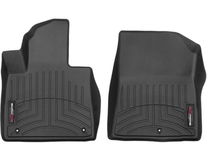 Коврики WeatherTech Black для Hyundai Santa Fe (mkIV)(not hybrid)(1 row) 2020→, цена: 6 692 грн.