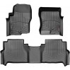 Коврики Weathertech Black для Nissan Navara (D40); Suzuki Equator (double cab)(3 fixing)(no rockford system) 2008-2015, ціна: 10 641 грн.