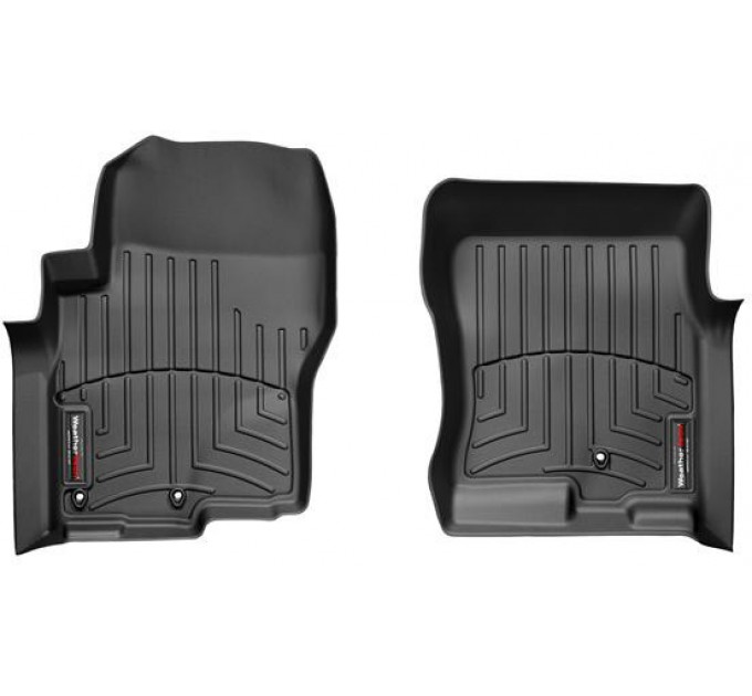 Коврики WeatherTech Black для Nissan Navara (D40)(all cabs); Suzuki Equator (mkI)(all cabs)(3 fixing)(1 row) 2008-2015, цена: 6 512 грн.