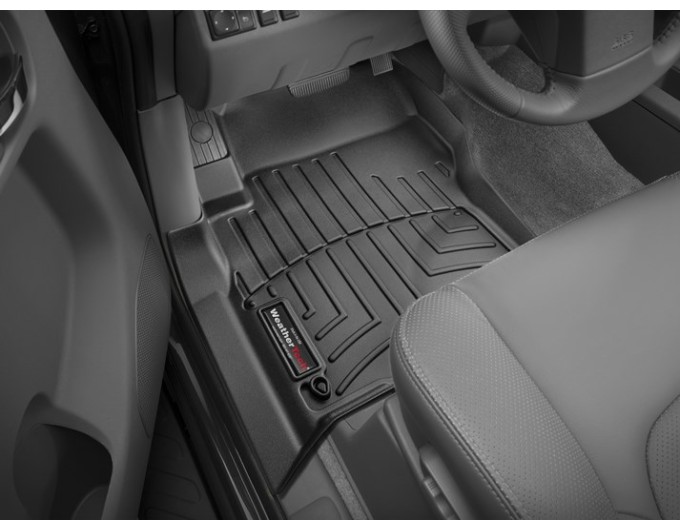 Коврики WeatherTech Black для Nissan Navara (D40); Suzuki Equator (extended cab)(3 fixing) 2008-2015, цена: 11 488 грн.
