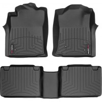 Коврики Weathertech Black для Toyota Tacoma (extended cab)(mkII)(no storage boxes on 2 row) 2008-2011 automatic