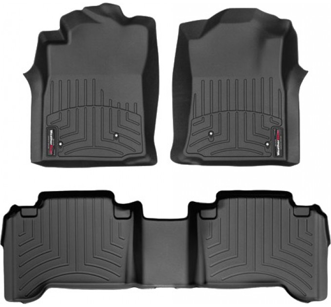 Коврики Weathertech Black для Toyota Tacoma (double cab)(mkII) 2008-2011 automatic, ціна: 10 641 грн.