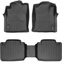 Коврики Weathertech Black для Toyota Tacoma (extended cab)(mkII)(with storage boxes on 2 row) 2008-2011 automatic