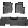 Коврики WeatherTech Black для Ford F-150 (mkXI)(extended cab)(no 4x4 shifter)(with not full console or no console)(1 fixing hook) 2009-2010, цена: 13 915 грн.