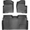 Коврики WeatherTech Black для Ford F-150 (mkXI)(double cab)(no 4x4 shifter)(no full console on 1 row)(1 fixing hook) 2009-2010, цена: 13 915 грн.