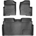 Коврики WeatherTech Black для Ford F-150 (mkXI)(double cab)(no 4x4 shifter)(no full console on 1 row)(1 fixing hook) 2009-2010, цена: 12 894 грн.