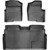 Коврики WeatherTech Black для Ford F-150 (mkXI)(double cab)(no 4x4 shifter)(no full console on 1 row)(1 fixing hook) 2009-2010, цена: 12 894 грн.