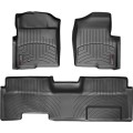 Коврики WeatherTech Black для Ford F-150 (mkXI)(extended cab)(no 4x4 shifter)(with full console on 1 row)(1 fixing hook) 2009-2010, цена: 13 915 грн.