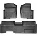 Коврики WeatherTech Black для Ford F-150 (mkXI)(extended cab)(no 4x4 shifter)(with full console on 1 row)(1 fixing hook) 2009-2010, цена: 12 894 грн.