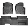 Коврики Weathertech Black для Ford F-150 (extended cab)(mkXI)(no 4x4 shifter)(with full console on 1 row)(1 fixing hook) 2009-2010, ціна: 12 894 грн.