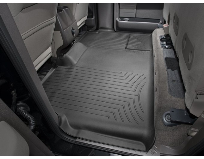 Коврики WeatherTech Black для Ford F-150 (mkXI)(double cab)(no 4x4 shifter)(no full console on 1 row)(1 fixing hook) 2009-2010, цена: 13 915 грн.