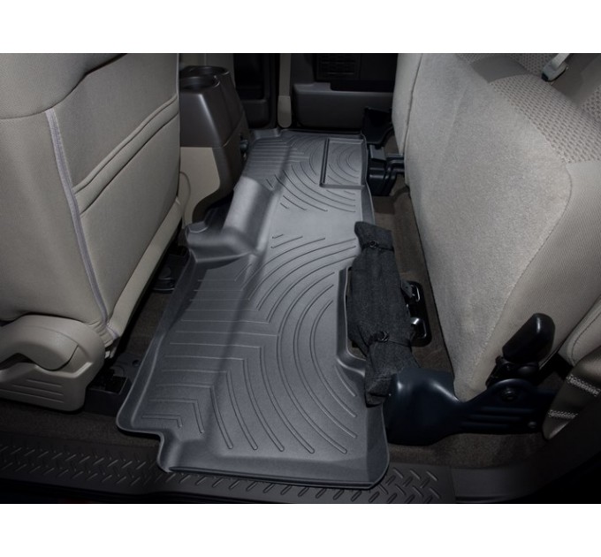 Коврики WeatherTech Black для Ford F-150 (mkXI)(extended cab)(no 4x4 shifter)(with full console on 1 row)(1 fixing hook) 2009-2010, цена: 12 894 грн.