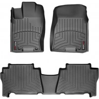 Коврики WeatherTech Black для Kia Mohave/Borrego (mkI)(1-2 row) 2008-2018