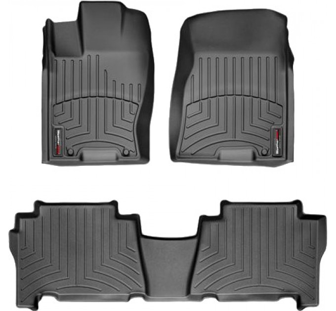 Коврики WeatherTech Black для Kia Mohave/Borrego (mkI)(1-2 row) 2008-2018, цена: 10 641 грн.