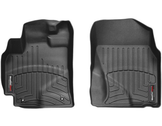 Коврики WeatherTech Black для Toyota Corolla (mkX)(E140) / Matrix (mkII); Pontiac Vibe (mkII)(2WD)(with heating vens under front seats)(1 row) 2009-2014 automatic (USA), цена: 6 692 грн.