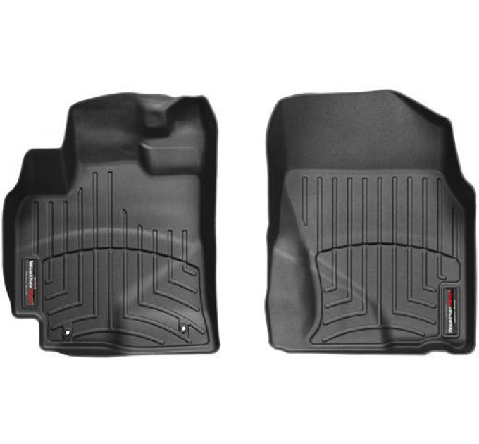 Коврики Weathertech Black для Toyota Corolla (US)(E140) / Matrix (mkII); Pontiac Vibe (mkII)(2WD)(with heating vens under front seats)(1 row) 2009-2014 automatic, ціна: 6 144 грн.