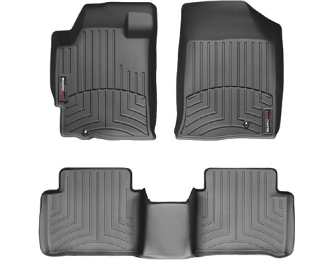 Коврики WeatherTech Black для Nissan Altima (mkIV)(sedan)(2 fixings) 2007-2012, цена: 11 709 грн.