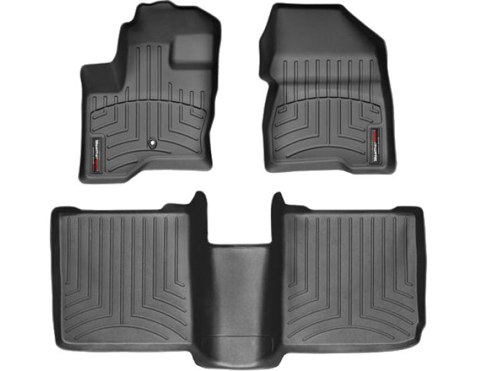 Коврики Weathertech Black для Ford Flex (mkI)(1-2 row)(1 fixing hook) 2009-2010, ціна: 11 709 грн.