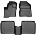 Коврики Weathertech Black для Lincoln MKT (mkI)(1-2 row)(1 fixing hook)(no refrigerated console) 2009-2010, ціна: 10 641 грн.