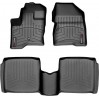 Коврики Weathertech Black для Lincoln MKT (mkI)(1-2 row)(1 fixing hook)(no refrigerated console) 2009-2010, ціна: 10 641 грн.