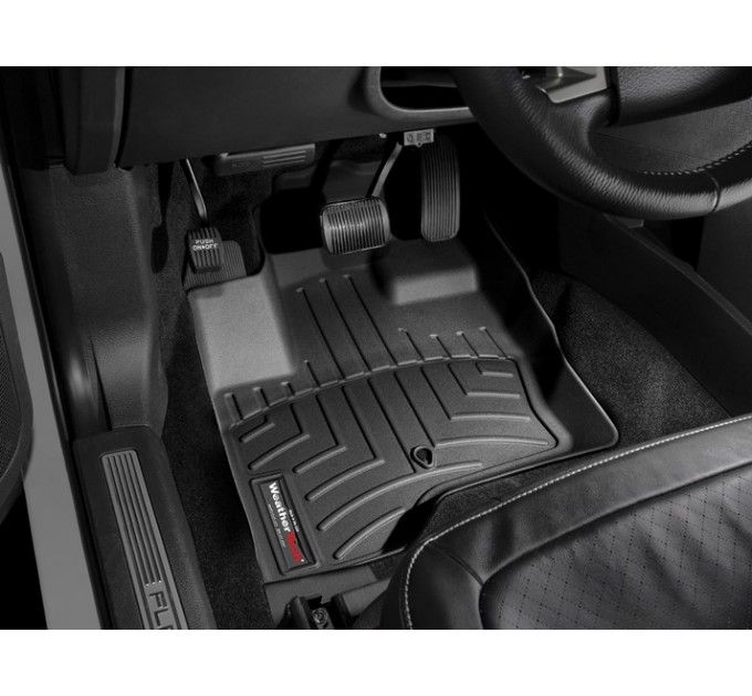 Коврики WeatherTech Black для Ford Flex (mkI)(1-2 row)(1 fixing hook) 2009-2010, цена: 11 500 грн.