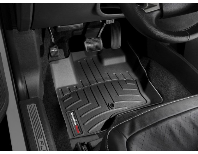 Коврики WeatherTech Black для Ford Flex; Lincoln MKT (mkI)(1 fixing hook)(1 row) 2009-2010, цена: 6 692 грн.