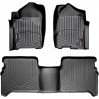 Коврики Weathertech Black для Nissan Titan (double cab)(mkI)(3 fixing hooks) 2008-2015, ціна: 12 487 грн.