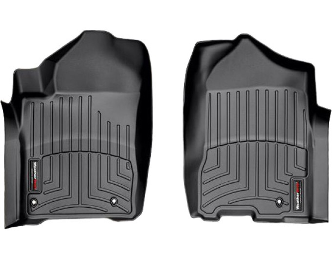 Коврики WeatherTech Black для Nissan Titan (mkI)(extended cab)(1 row)(3 fixing hooks) 2008-2015, цена: 6 692 грн.