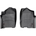 Коврики WeatherTech Black для Nissan Titan (mkI)(extended cab)(1 row)(3 fixing hooks) 2008-2015, цена: 6 512 грн.