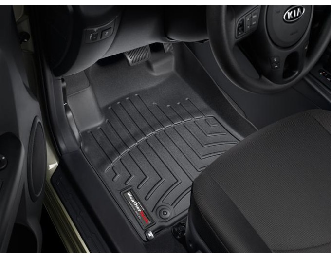 Коврики WeatherTech Black для Kia Soul (mkI)(1 row) 2008-2013, цена: 6 692 грн.