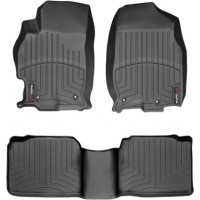 Коврики Weathertech Black для Mazda 6 (sedan & hatch)(mkII)(4 fixings hooks) 2007-2012