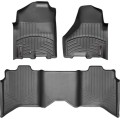 Коврики Weathertech Black для Dodge Ram (crew cab)(mkIV)(1 fixing hook)(with Full Lenght Console)(no PTO Kit) 2009-2012, ціна: 13 915 грн.