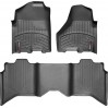 Коврики WeatherTech Black для Dodge Ram (mkIV)(crew cab)(1 fixing hook)(with Full Lenght Console)(no PTO Kit) 2009-2012, цена: 12 111 грн.