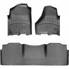 Коврики WeatherTech Black для Dodge Ram (mkIV)(mega cab)(1 fixing hook)(with Full Lenght Console)(no PTO Kit)( 2009-2012, цена: 10 849 грн.