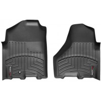 Коврики Weathertech Black для Dodge Ram (crew cab & mage cab)(mkIV)(1 fixing hook)(with Full Lenght Console)(no PTO Kit)(1 row) 2009-2012