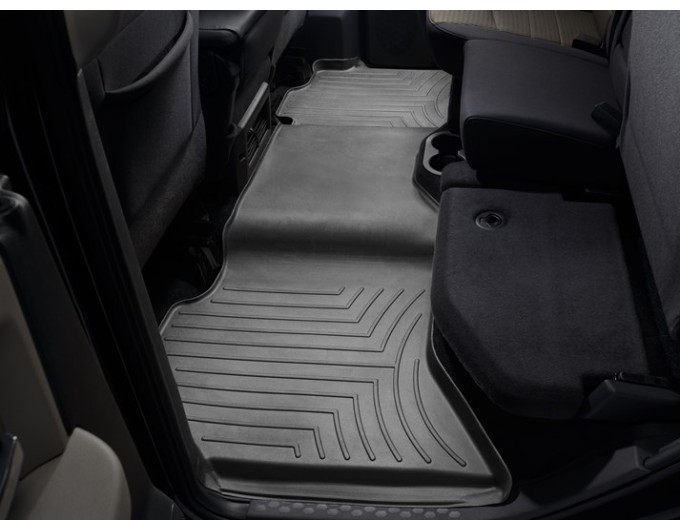 Коврики Weathertech Black для Dodge Ram (crew cab)(mkIV)(4 fixing hooks)(no 4x4 shifter)(with Armrest Console) 2012-2018, ціна: 15 686 грн.