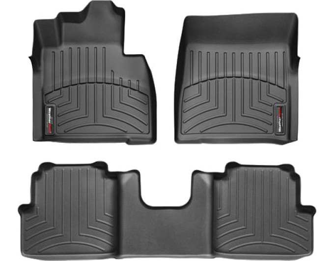 Коврики WeatherTech Black для Mercedes-Benz G-Class (W463)(with cup folders on floor of 2 row) 2002-2011, цена: 11 709 грн.