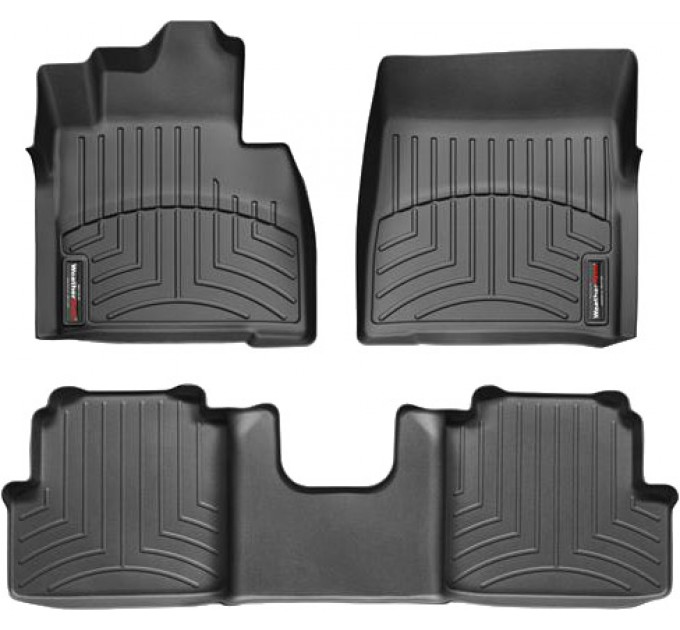 Коврики WeatherTech Black для Mercedes-Benz G-Class (W463)(with cup folders on floor of 2 row) 2002-2011, цена: 10 849 грн.