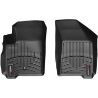 Коврики WeatherTech Black для Fiat Freemont; Dodge Journey (mkI)(1 fixing hook)(1 row) 2008-2020