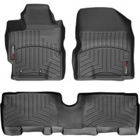 Коврики WeatherTech Black для Toyota Yaris (mkII)(hatch); Scion xD (mkI)(with heating vens under front seats) 2005-2014 (USA)