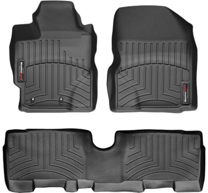 Коврики WeatherTech Black для Toyota Yaris (mkII)(hatch); Scion xD (mkI)(with heating vens under front seats) 2005-2014 (USA), цена: 10 641 грн.